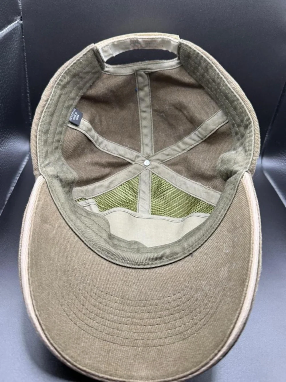 Toyota Logo Baseball Cap in Olive Brown